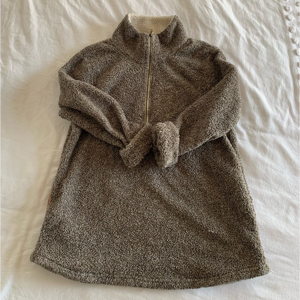 fleece half zip